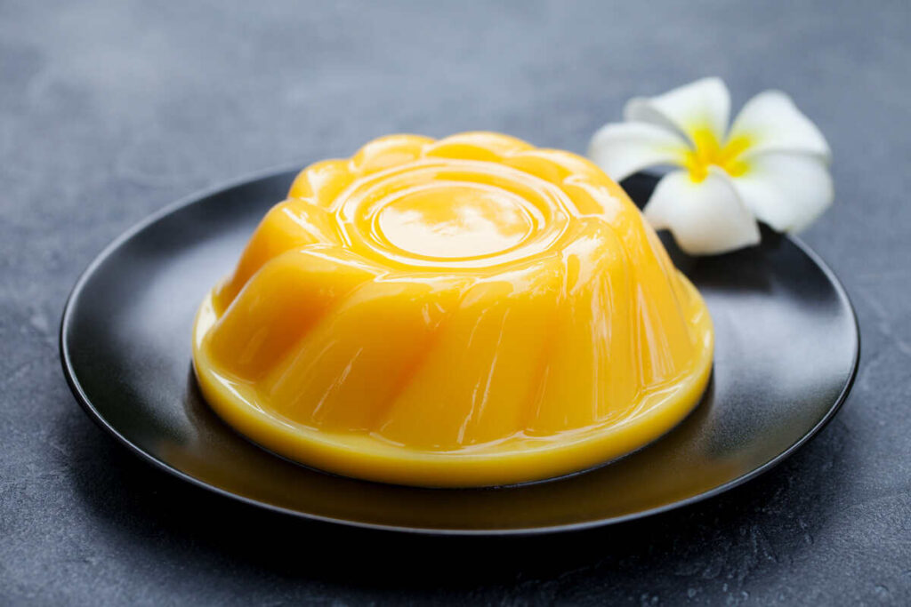 Fish gelatin dessert